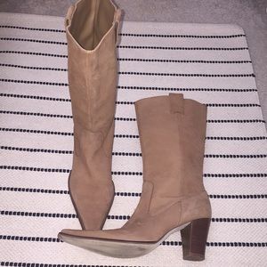 BCBG Cowboys boots in camel